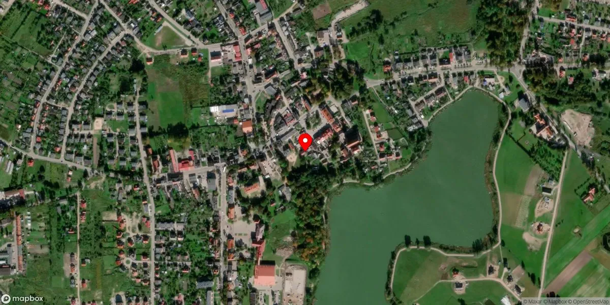 Satelitarny widok na Muzeum Regionalne w Suszu