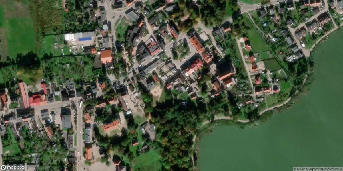 Satelitarny widok na Muzeum Regionalne w Suszu