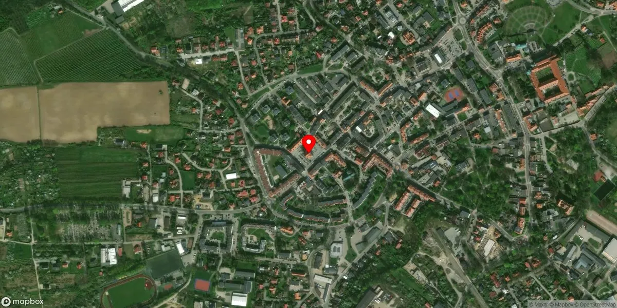 Satelitarny widok na Muzeum Regionalne w Trzebnicy