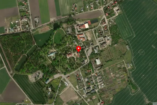 Widok z lotu ptaka: Muzeum Romantyzmu w Opinogórze