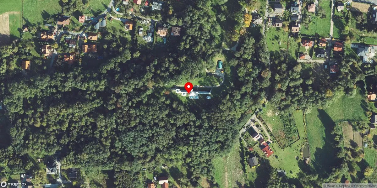 Satelitarny widok na Muzeum Spraw Wojskowych w Krakowie