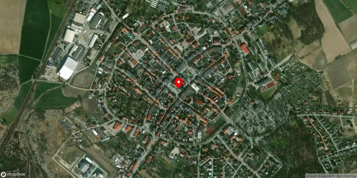 Satelitarny widok na Muzeum Sprzętu Gospodarstwa Domowego w Ziębicach Muzeum Domu Śląskiego w Ziebicach