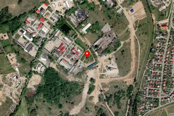 Widok z lotu ptaka: Muzeum Sprzętu Wojskowego w Mrągowie