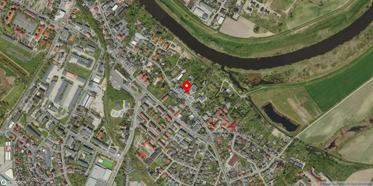Satelitarny widok na Muzeum Śremskie w Śremie