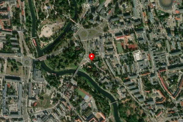 Widok z lotu ptaka: Muzeum Stanisława Staszica w Pile