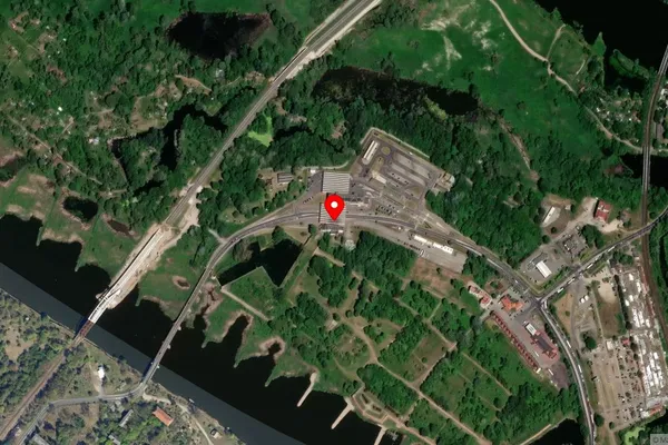 Widok z lotu ptaka: Muzeum Twierdzy Kostrzyn nad Odrą