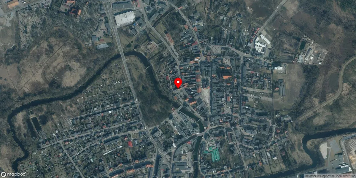 Satelitarny widok na Muzeum w Brodnicy