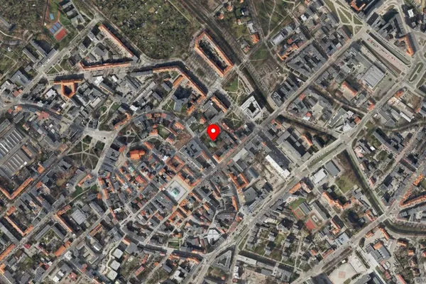 Widok z lotu ptaka: Muzeum w Gliwicach