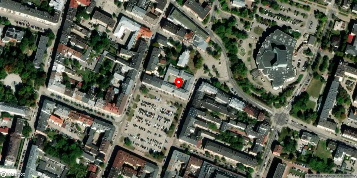 Satelitarny widok na Muzeum Zabawek i Zabawy w Kielcach