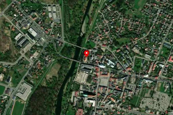 Widok z lotu ptaka: Muzeum Zamek w Oświęcimiu