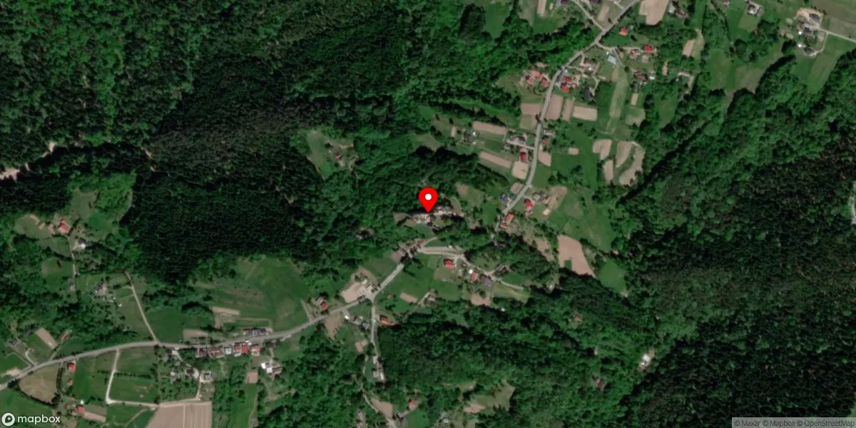 Satelitarny widok na Muzeum Zamkowe Kamieniec