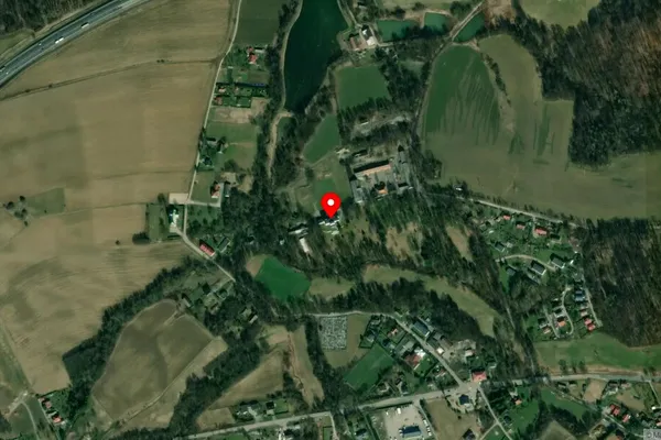 Widok z lotu ptaka: Muzeum Zamkowe w Grodźcu