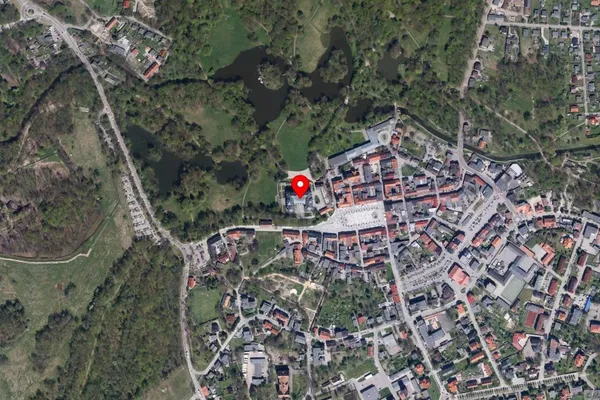Widok z lotu ptaka: Muzeum Zamkowe w Pszczynie