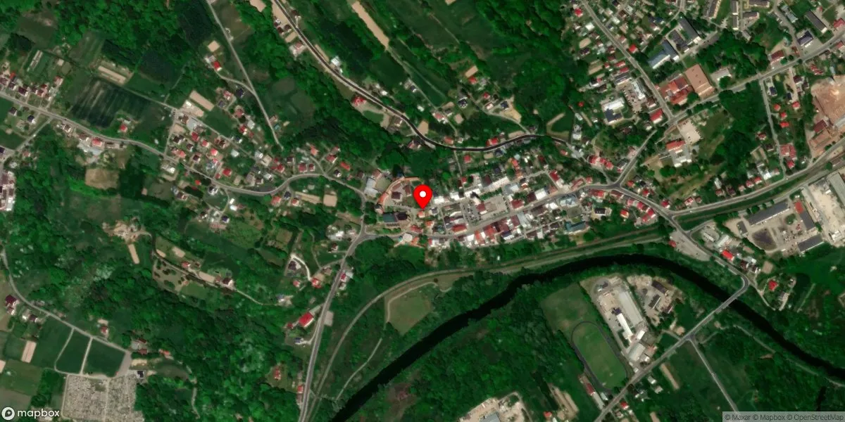 Satelitarny widok na Muzeum Ziemi Bieckiej