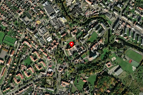 Widok z lotu ptaka: Muzeum Ziemi Braniewskiej