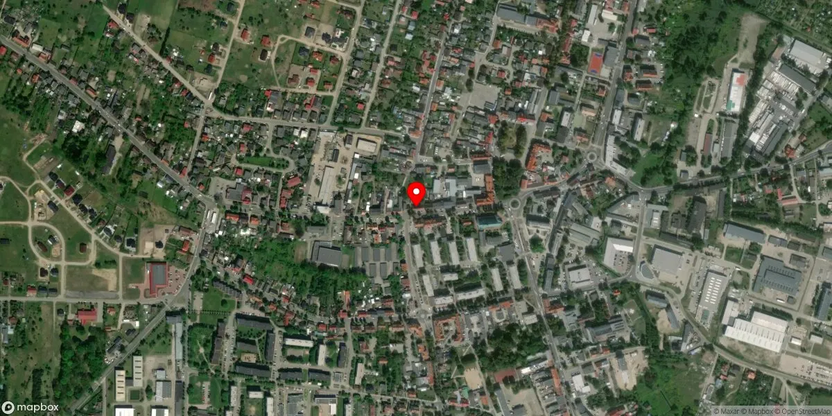 Satelitarny widok na Muzeum Ziemi Nadnoteckiej im. Wiktora Stachowiaka w Trzciance