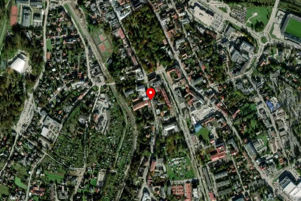 Widok z lotu ptaka: Muzeum Ziemi Sądeckiej