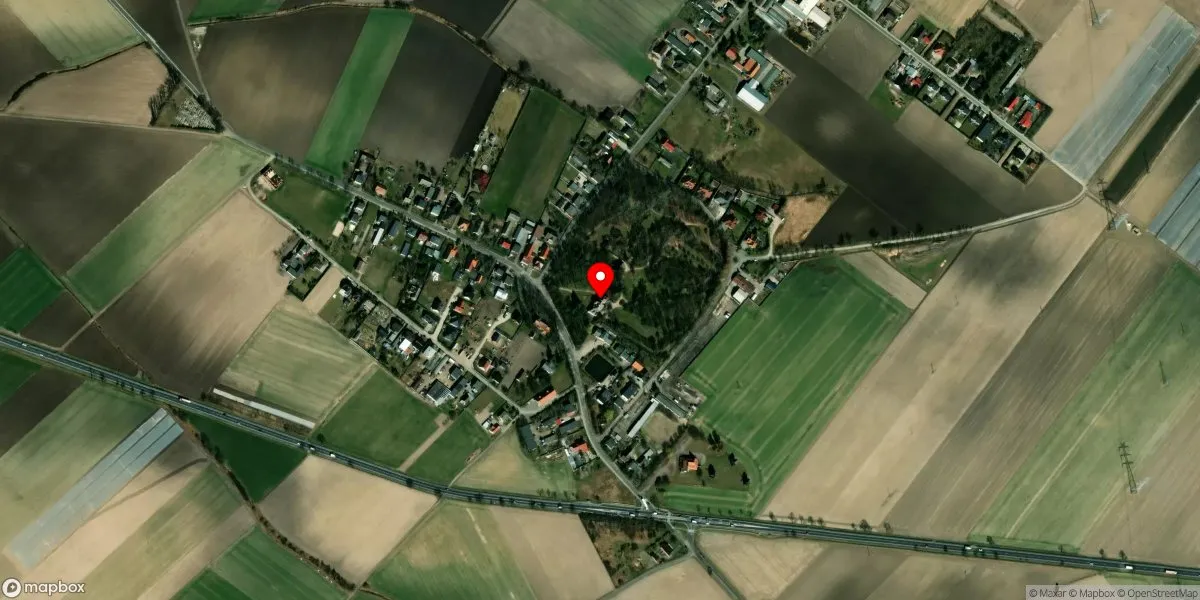 Satelitarny widok na Muzeum Ziemi Średzkiej - „Dwór w Koszutach”