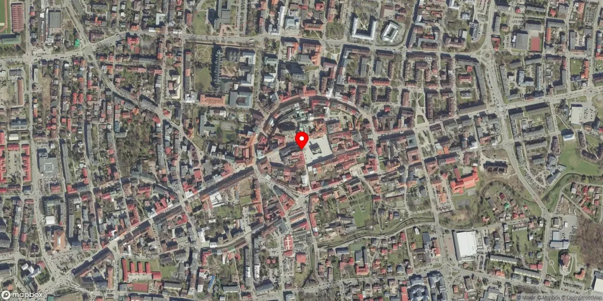 Satelitarny widok na Muzeum Ziemi Tarnowskiej