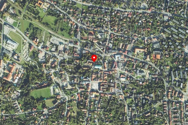 Widok z lotu ptaka: Muzeum Żup Krakowskich Wieliczka w Wieliczce