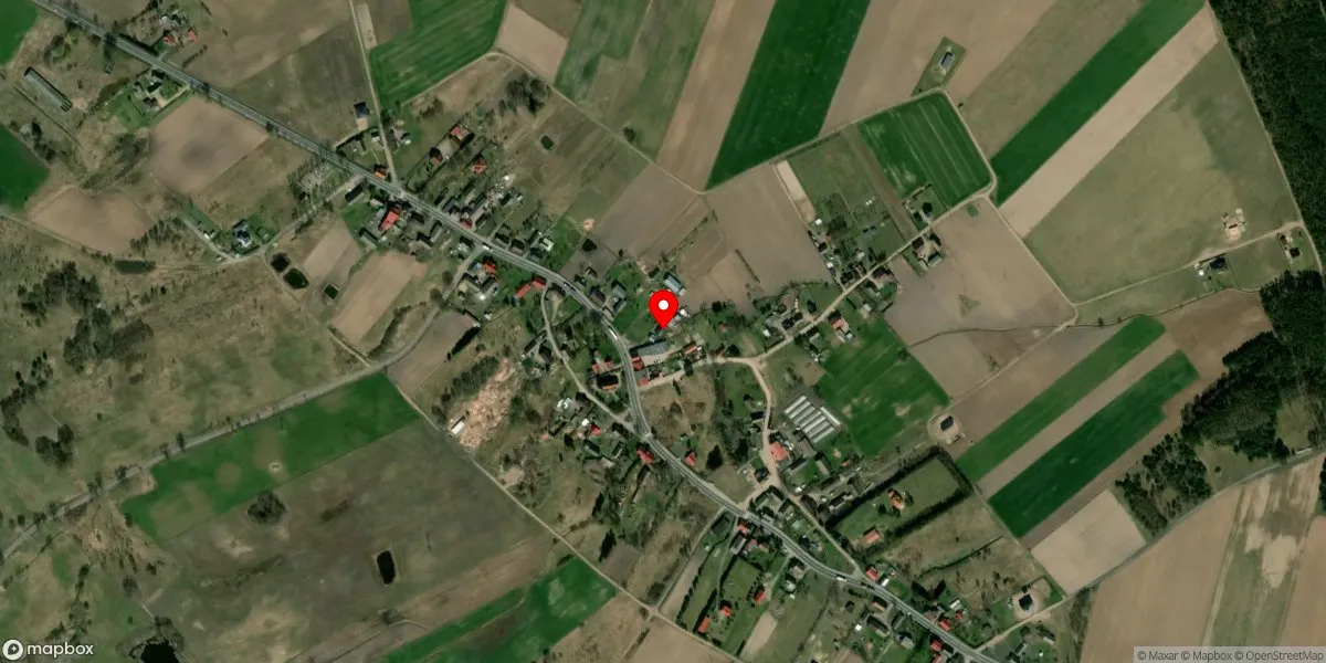 Satelitarny widok na Prywatne Muzeum Pożarnicze w Gwieździnie